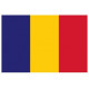 Sticker - Drapeau Tchad REFG931