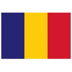 Sticker - Drapeau Tchad REFG931