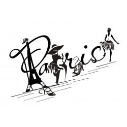 autocollants paris fashion