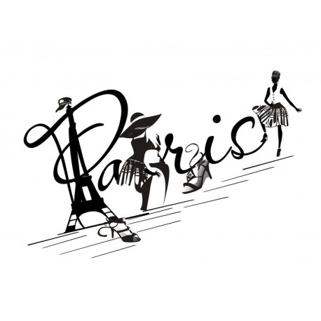 autocollants paris en peinture