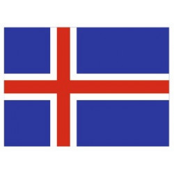 Sticker - Drapeau Islande REFG942