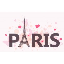 sticker paris automne