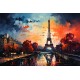 sticker paris deco