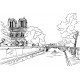 stickers batiments parisiens
