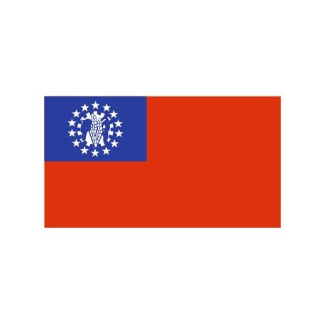 Sticker - Drapeau Myanmar REFG944