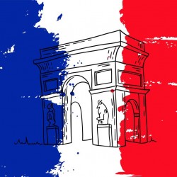 stickers muraux arc de triomphe