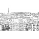 stickers muraux paris decoration