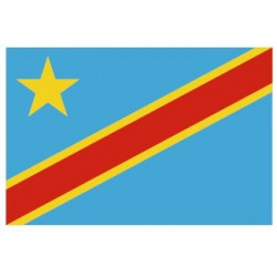 Sticker - Drapeau Congo REFG948