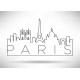stickers paris minimaliste