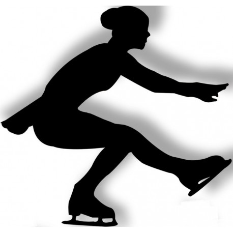 autocollant patinage