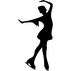 sticker mural patinage decoration