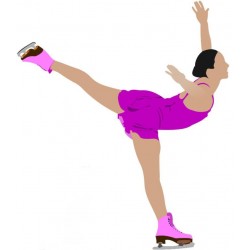sticker patinage artistique