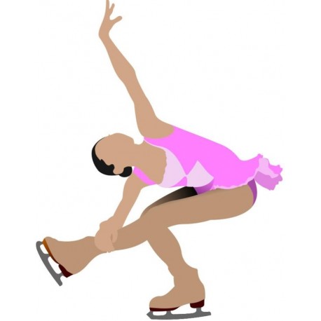 sticker patineuse
