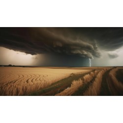 sticker muraux paysage montagne