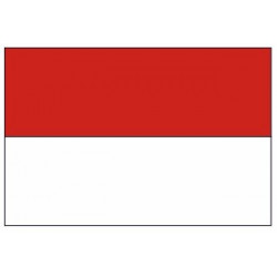 Sticker - Drapeau Indonésie REFG955