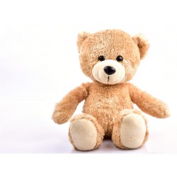 autocollant peluche fond bleu