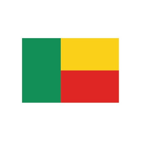 Sticker - Drapeau Bénin REFG958