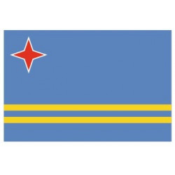 Sticker - Drapeau Auruba REFG962