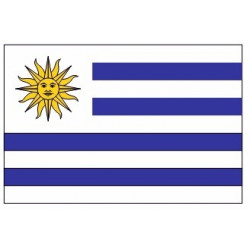Sticker - Drapeau Uruguay REFG964