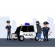 autocollant mural police deco enfant