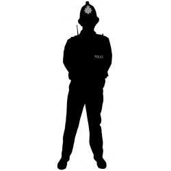 autocollant mural voleur argent