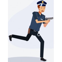 autocollants gendarme