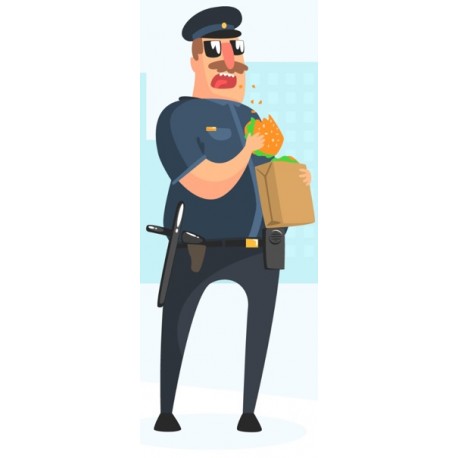 autocollants gendarme