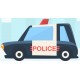 autocollants vehicule de police