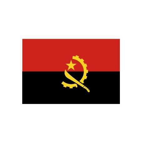Sticker - Drapeau Angola REFG970