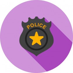sticker moto police