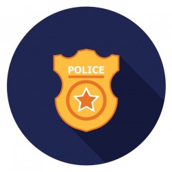 sticker helicoptere police