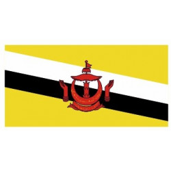 Sticker - Drapeau Brunei REFG821