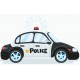 sticker mural vehicule police
