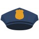 stickers casquette police