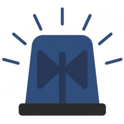 stickers casquette policier