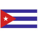 Sticker - Drapeau Cuba REFG828