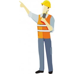 autocollant officier de police