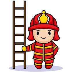 autocollant sapeur pompier