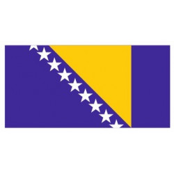 Sticker - Drapeau Bosnie REFG837