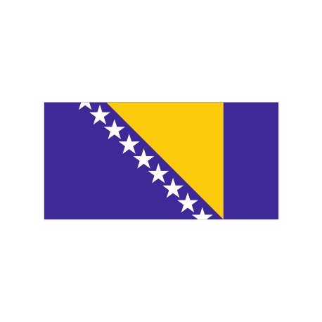 Sticker - Drapeau Bosnie REFG837