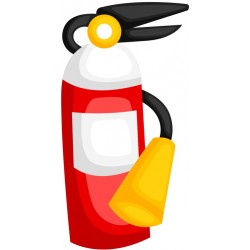 sticker extincteur pompier