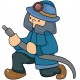 sticker pompier enfant