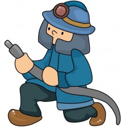 sticker pompier enfant