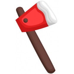 sticker mural extincteur pompier