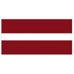 Sticker - Drapeau Lettonie REFG868