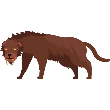 sticker femme prehistorique deco fille