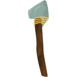 sticker grattoir prehistoire