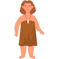 sticker mural homme prehistoire