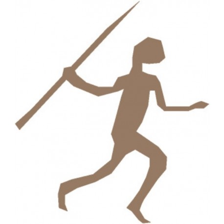 sticker mural outil prehistorique