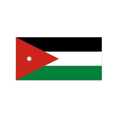 Sticker - Drapeau Jordanie REFG879